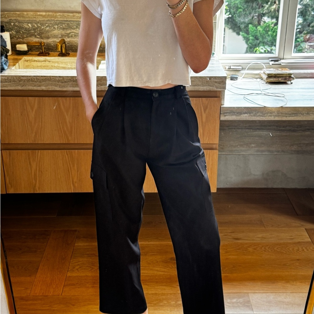 Frankie shop women’s black trousers size 6